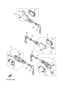 TDR125 Поворотники