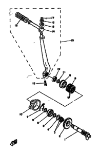LBII-80 Кик стартер