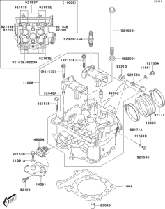  Головка цилиндров