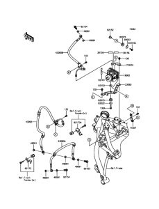 EX650 Тормозные трубки