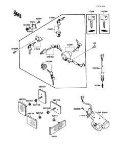 VN1500 Замок зажикания
