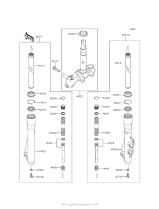AN112 Передняя вилка