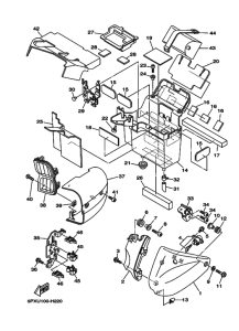 XV1700PC Боковая крышка