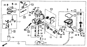 XL500S Xl500s carburetor 79-81