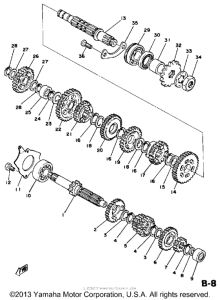 DT125E Трансмиссия