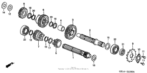 XR50R Трансмиссия