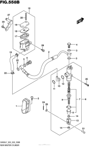 SV650 Rear Master Cylinder (Sv650L7 E33)