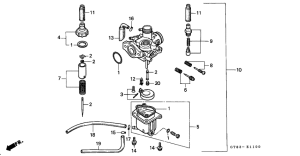 PK50 Carburetor assy