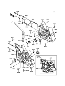 BR125 Картер двигателя