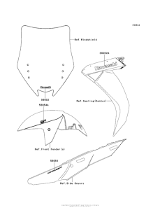 ZG1400 Decals (Silver)(Cbf)