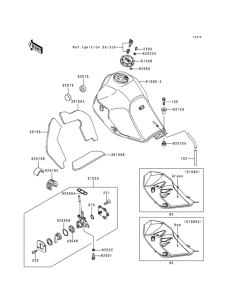 KL650 Fuel tank(kl650-c1)