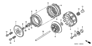 CR125R Бендикс