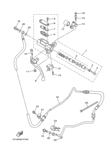 MT01 Передний торм. цилиндр 2