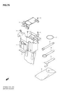 SFV650 Аккумулятор holder