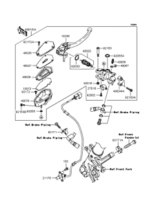 ZG1400 Главный тормозной цилиндр