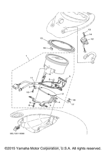XVS1100AM Приборы