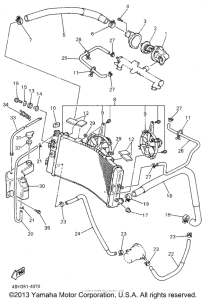 GTS1000AF Радиатор и Патрубки