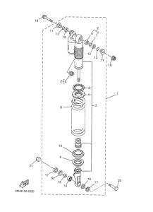 WR250F Задняя подвеска