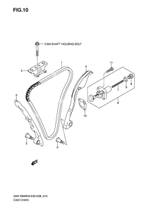 GSX-R600 Держатель направляющей