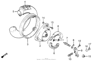 NH80 Переднее колесо