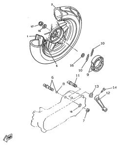 CW50RS Переднее колесо