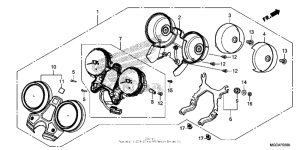 CB1100S (ABS) Приборы