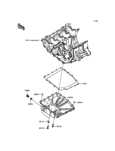 ZX600 Маслянный поддон