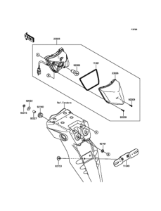 KLX250 テールライト