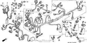 VFR800 Жгут проводов