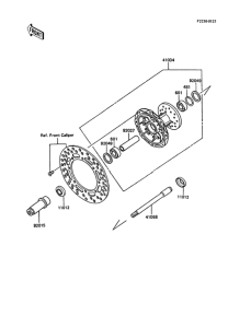 KX500 Переднее колесо