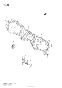 DL650 (ABS) Speedometer (E33)