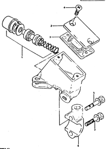 XN85 Передний тормозной цилиндр