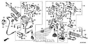 GL1800 (ABS) Рулевые переключатели