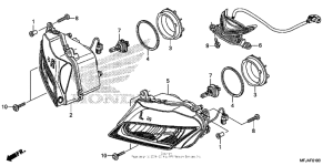 CBR600RR (ABS) Фара