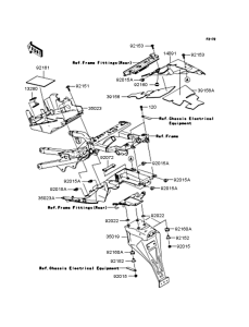 ZX600 Задний бампер