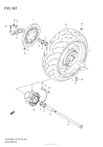 VZR1800 Rear Wheel (Vzr1800Z L2 E28)