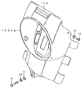 TS125 Фара головного света