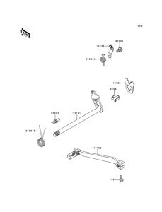 KL250 Механизм переключения передач