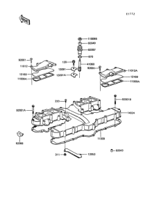 ZG1300 Крышка головки цилиндров