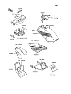 AR125 Decal(ebony) (ar125-b7 / b8)
