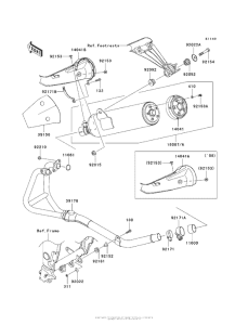 EX250 Глушитель