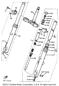 XJ650K Передняя вилка