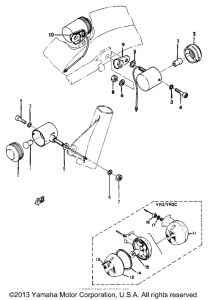 YR2 Поворотники