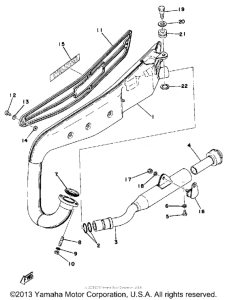 DT125C Выхлопная система