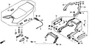 ST1100 Сиденье