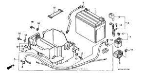 VF750C Аккумулятор