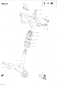 GSX500 Траверса нижняя