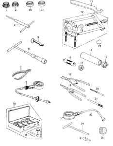 KZ400 Special service tools "a"