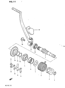 PE175 Ножной стартер