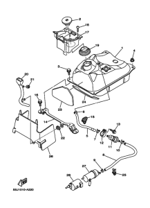 YP250A ﾌﾕｴﾙﾀﾝｸ